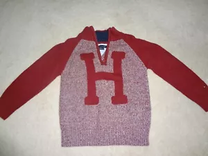 Tommy Hilfiger Boys Pullover 1/4 Zip Long Sleeve Sweater Size 5 - Picture 1 of 5