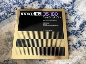 NEW Maxell UD 35-180 Professional Grade Tape NOS 10.5 Reel-to-Reel Vintage - Picture 1 of 3
