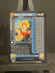 Dragon Ball GT TCG Vegeta Super Saiyan LV2 Vista Previa 6 Baby Saga Ilimitado ¡Raro! - Imagen 1 de 2