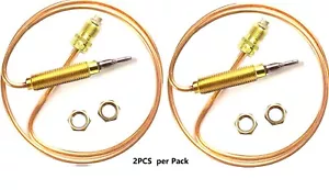 2pc 098514-01 Thermocouple Replacement for Desa LP Glow Warm Comfort Glow Heater - Picture 1 of 11
