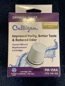 Culligan Advanced Filtration Faucet Replacement Cartridge Water Filter FM-15RA