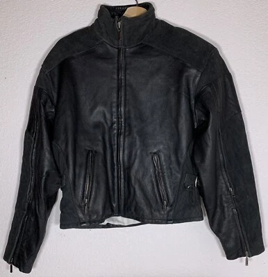 Jaqueta feminina de couro para motociclista BMW Siena 14R M/Lg excelente estado - Imagem 1 de 4