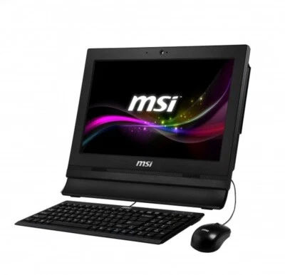 All-in-one MSI AP1622ET Touchscreen WiFi Webcam - Win 10 Pro - SSD Samsung 240gb - Immagine 1 di 4