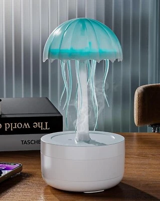 Jellyfish Humidifier, 300ml Cute Humidifier with Remote Control 7 Changing Color - Image 1 of 4
