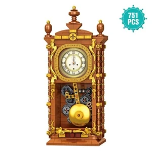 751PCS Retro Swing Clock Building Blocks Set - Picture 1 of 6