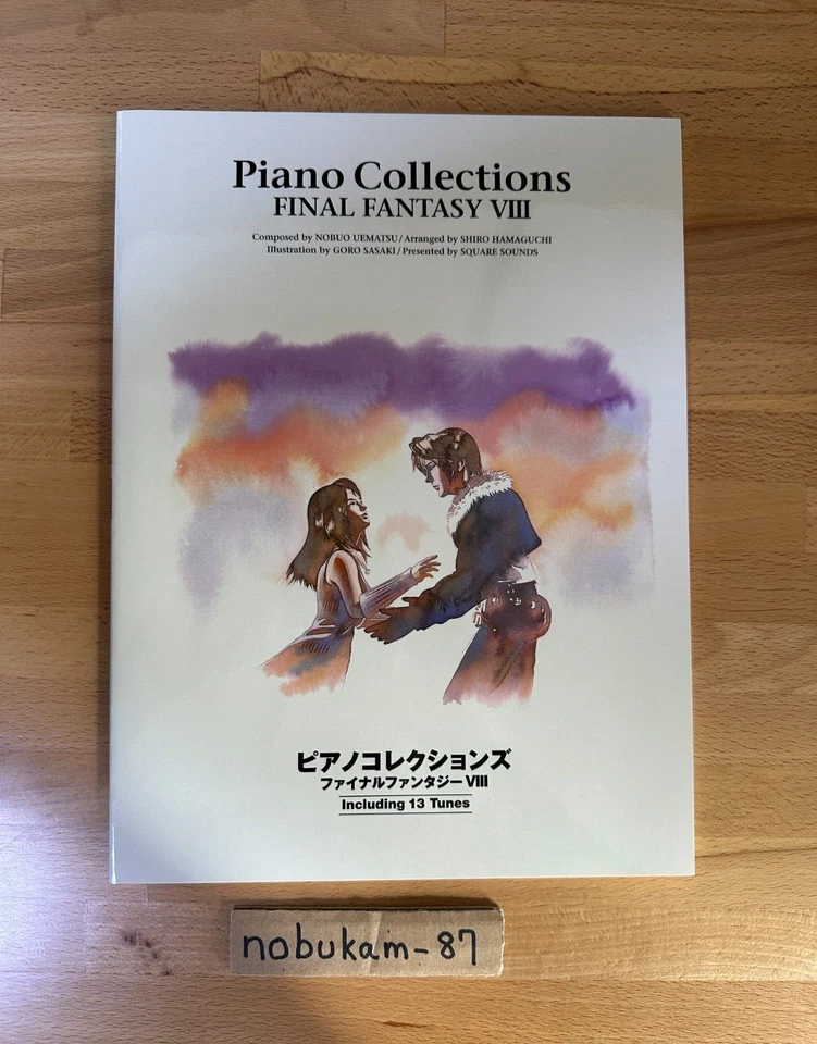 Final Fantasy VIII 8 Piano Collections SHEET MUSIC Song Book FF8 - Image 1 of 4