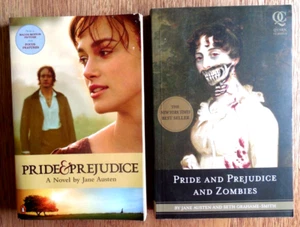 EUC Lot of 2 Books:  "Pride and Prejudice" and "Pride and Prejudice and Zombies - Picture 1 of 5