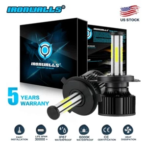 for Ski Doo REV XP XS XR 2003-2018 Snow LED Headlight Kit High & Low Beam Bulbs - Picture 1 of 12