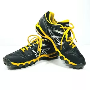 ASICS GEL HOCKEY TYPHOON Mens Size US 7 HOCKEY BOOTS P232Y Yellow - Picture 1 of 10