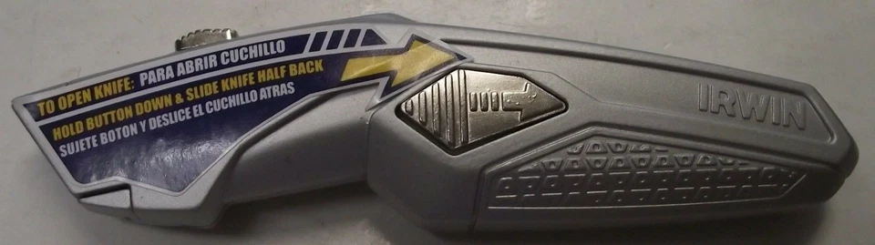 Cuchillo utilitario Irwin Tools 1774105 contratista general con 3 hojas a granel Foto 1 de 1