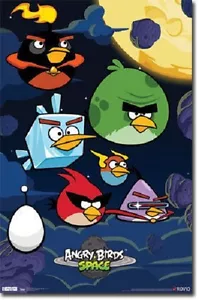 Póster espacial Rovio Angry Birds 2012 22x34 nuevo envío gratuito - Imagen 1 de 1