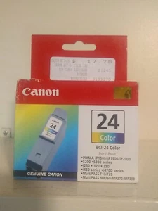New In Box BCI-24 Canon Color Ink Cartridge For Canon Printer Color - Picture 1 of 6