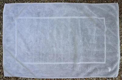 möve badematte 100 x 60 cm 100 % baumwolle blau badteppich badvorleger - Bild 1 von 4