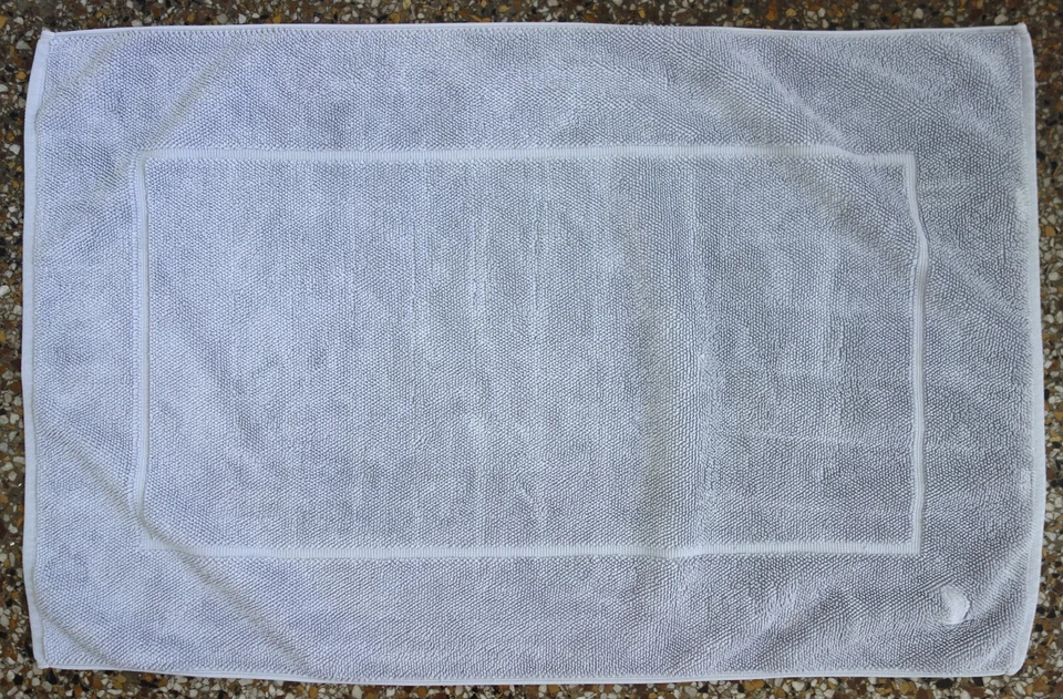 möve badematte 100 x 60 cm 100 % baumwolle blau badteppich badvorleger - Bild 1 von 4