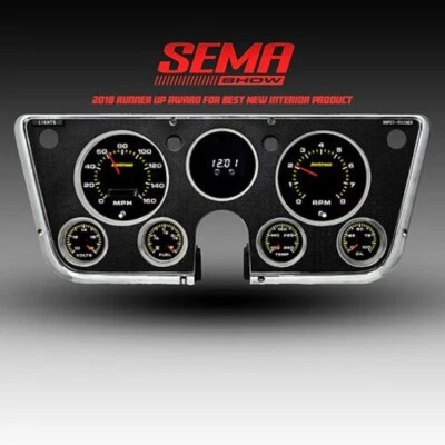 1967-1972 Chevy Truck Analog Gauge Cluster Intellitronix AP6003 Made In USA! - Image 1 of 4