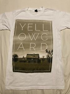 Tultex Yellowcard Band Shirt Mens Size Small White Yellowcard Graphic Tee