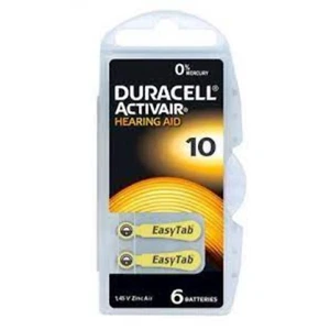 AKKU FÜR HÖRGERÄTE DA10N6 - PR70 - CONF 6. TEILE - DURACELL - Bild 1 von 1