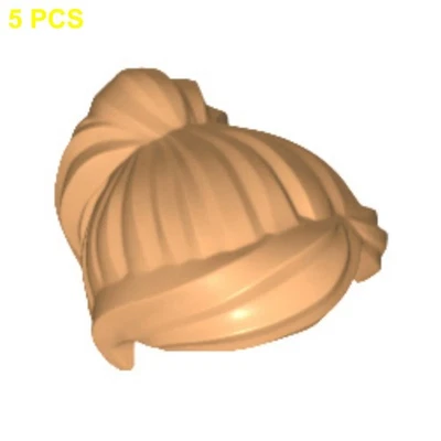 5 piezas LEGO parte minifigura pelo 87990 turrón mediano Foto 1 de 4