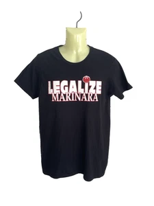 Brooklyn Boys Pizza Legalize Marinara Black Tee M - Picture 1 of 5