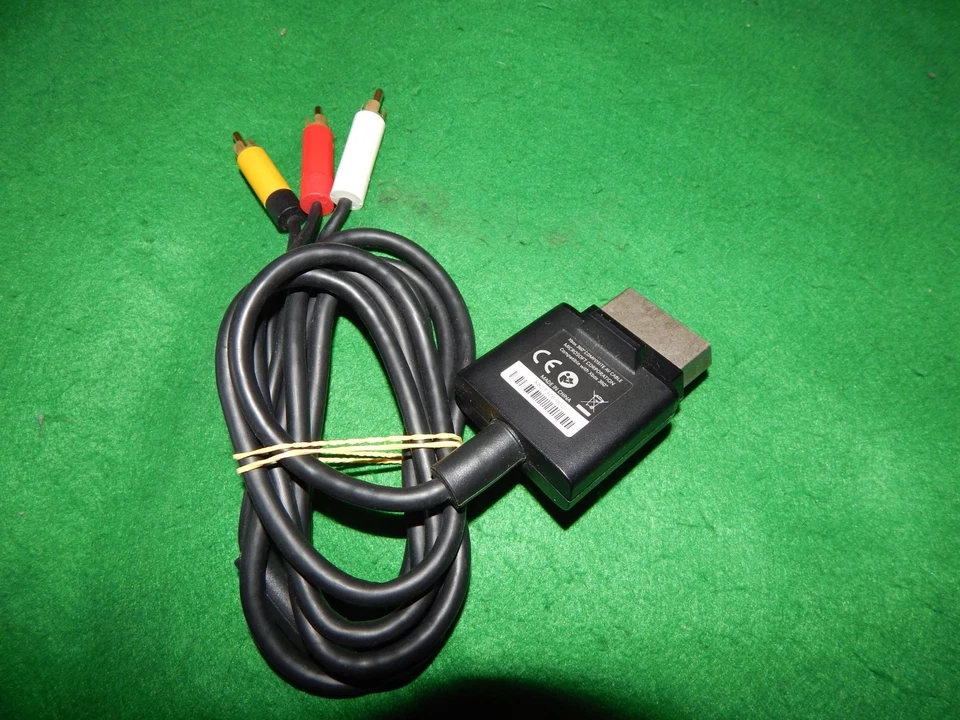 CAVO AV COMPOSITO RCA Xbox 360 ORIGINALE Microsoft - Immagine 1 di 2