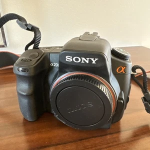 Sony Alpha A200 10.2MP DSLR Camera Body Untested Parts or Repair - Picture 1 of 6