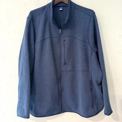 Chaqueta ajustada Old Navy-Active-Para mujer con cremallera completa-Azul marino-Bolsillos con cremallera-Talla 4X-NUEVA CON ETIQUETAS Foto 1 de 4
