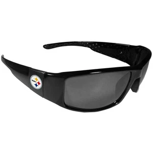 NFL Pittsburgh Steelers Black Wrap Sunglasses Officially Licensed  UV protection - Picture 1 of 2