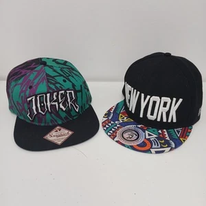 Baseball Cap Bundle x2 Suicide Squad Joker T&T New York Multicoloured RMF52-RP - Picture 1 of 8