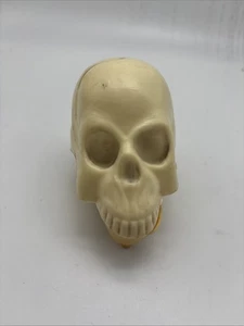 Vintage Fun World Halloween Wind Up Chattering Skelton Skull Hong Kong 1970's - Picture 1 of 9