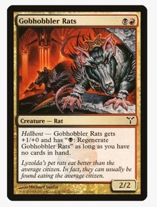 Gobhobbler Rats #111 Dissension Magic Card With Protective Sleeve - Picture 1 of 3