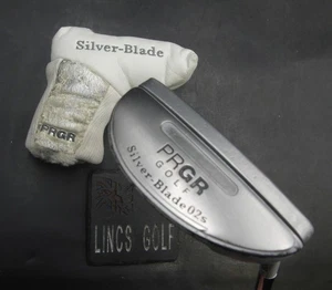 PRGR Silver Blade 02s Putter Steel Shaft 87cm Psyko Grip + Head Cover - Picture 1 of 8