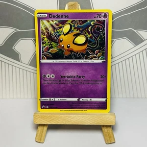 Tarjeta Pokemon Black Star Promo Dedenne SWSHO80 Holo Alemán Raro - Imagen 1 de 5