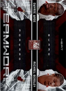 Combos Donruss Elite Teamwork 2009-10 rojo #15 Dwyane Wade Michael Beasley/249 - Imagen 1 de 2