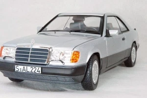 Top Mint Norev 1/18 Mercedes-Benz 300 CE-24 W124 1990 Silver Diecast Model JAPAN - Picture 1 of 10