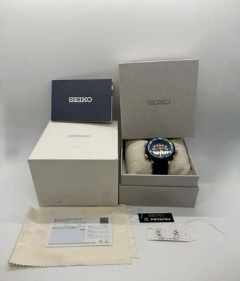 Seiko Prospex Solar Hybrid "Arnie" Divers 200M Men's Watch SNJ039 Full Set - Image 1 of 4