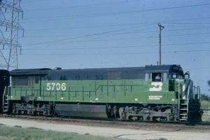 Brandneu Burlington Northern 5706 Fort Worth TX 1973 VINTAGE ZUGFOLIE - Bild 1 von 1