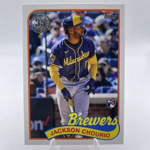 2024 Topps Update #89US-44 Jackson Chourio 1989 Topps Baseball 35th Anniversary - Picture 1 of 4