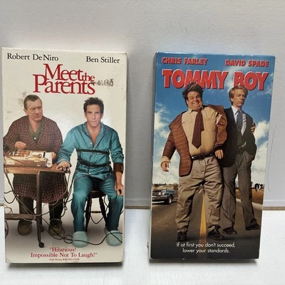 Vintage Tommy Boy & Meet The Parents VHS 2 Movie Lot - Image 1 of 4