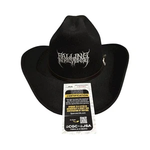 RONNIE RADKE Signed Falling In Reverse Cowboy Hat JSA COA  LIMITED Tour RARE - Picture 1 of 6
