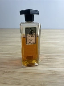 Perfume Vintage 2 OZ Lanvin My Sin Francés Eau De Toilette Etiqueta Dorada - Imagen 1 de 4