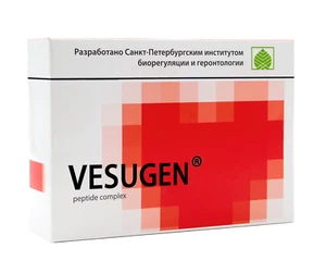 Vesugen - Synthesized Blood Vessels Peptide Bioregulator - 60 capsules - Picture 1 of 3