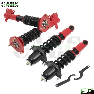 Coilovers Struts Adj Height Suspension Springs For 2003-2008 Toyota Corolla E130 Foto 1 de 4