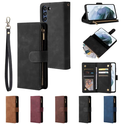 Leather Magnetic Stand Flip Wallet Card Case OnePlus 7/7 Pro/7T//8/8 Pro/9/9 Pro - Image 1 of 4
