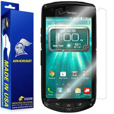 ArmorSuit MilitaryShield Kyocera Brigadier Anti-Bubble Screen Protector USA - Image 1 of 4