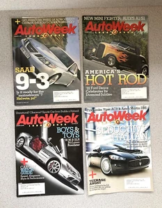 Auto Week August 2007 All Four (4) Issues Saab 9-3, ‘32 Ford Deuce, ‘08 Maserati - Picture 1 of 24