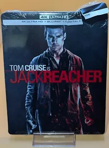 JACK REACHER 4K UHD + BLU-RAY STEELBOOK LIMITED (J-CARD + PLASTIC TEARS) - Picture 1 of 6