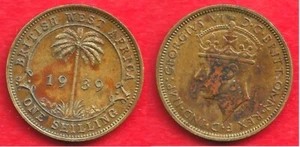 BRITISH WEST AFRICA . 1 SCHILLING 1939 - Bild 1 von 1