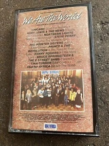 We Are The World Cassette Tape USA For Africa Vintage 1985 Orig Merchandise Form - Picture 1 of 16