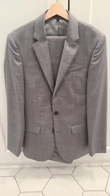 Express Producer Suit 36R Grey 29x32 Slim Pants - Image 1 of 4