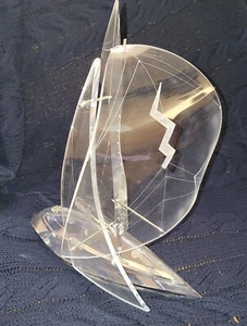 Disney Acrylic Sculpture, SAILBOAT - Picture 1 of 3